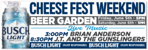 Dance with J.T. and the Gunslingers at Pine Island Cheese Festival.